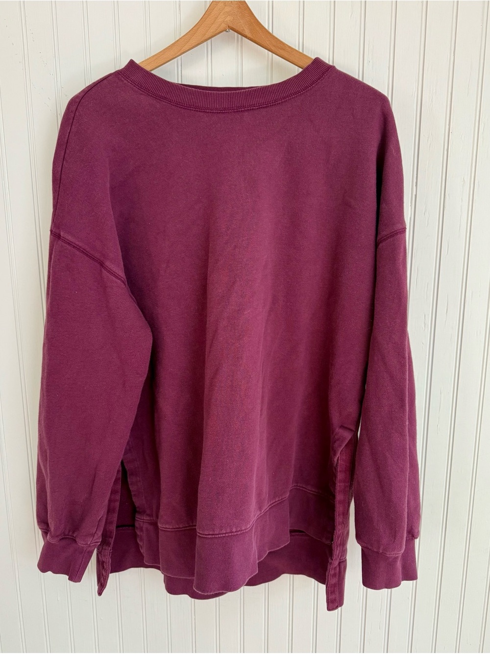 Old Navy Plum Purple Crewneck Sweater Meidum Tall